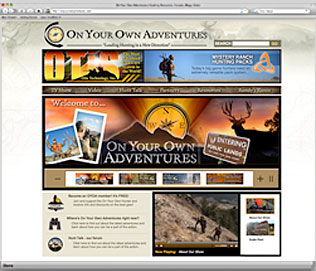 OnYourOwnAdventures.com Homepage